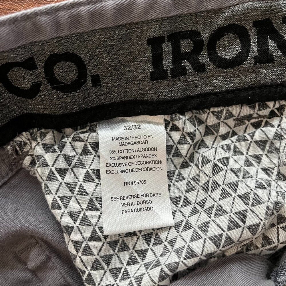 Iron Co Men's Gray pants - Picture 2 of 4